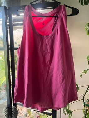 lululemon athletica Pink Racerback Tank Top